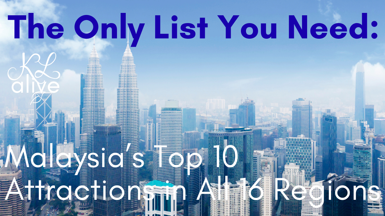 Malaysia's Top 10 Attractions in 13 states and 3 federal territories feature iconic landmarks like the Petronas Towers, Georgetown's heritage, and Borneo's wildlife